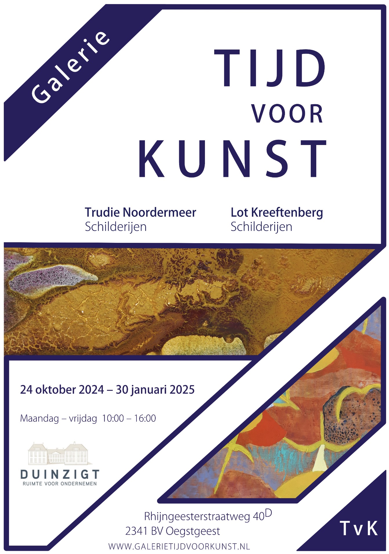 Expositie Galerie Tijd voor Kunst tot 30 januari