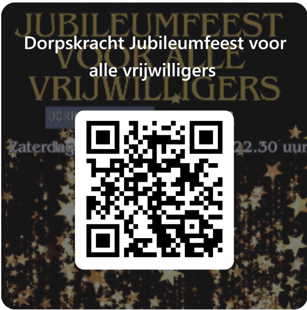 Jubileumfeest voor vrijwilligers